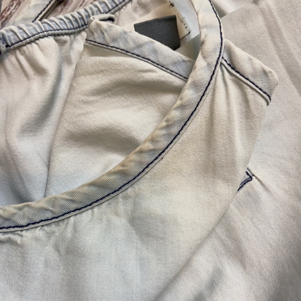 Old Navy Lightweight Light Denim Pantsuit. Size XSmall. - Picture 11 of 11